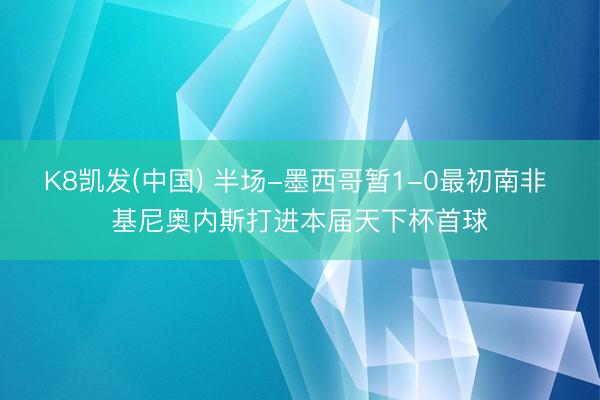 K8凯发(中国) 半场-墨西哥暂1-0最初南非 基尼奥内斯打进本届天下杯首球